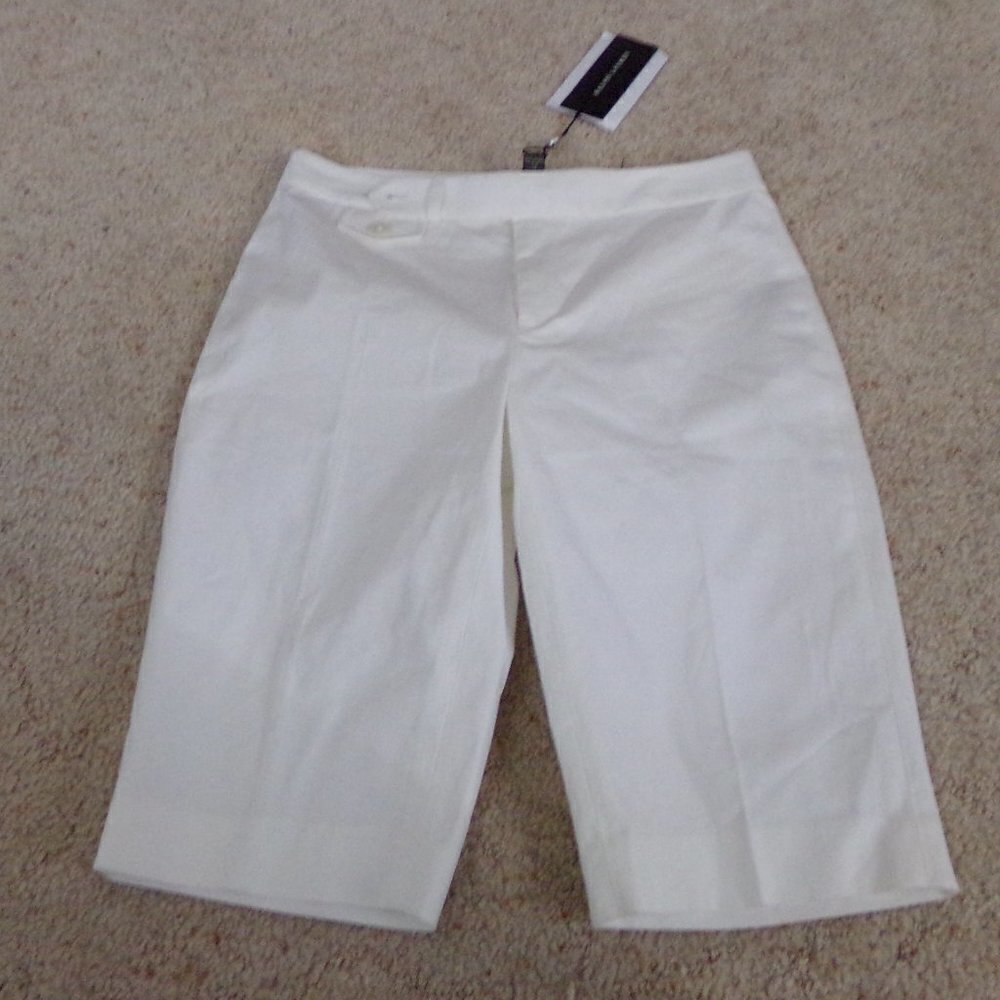 NWT Ralph Lauren Black Label White Shorts